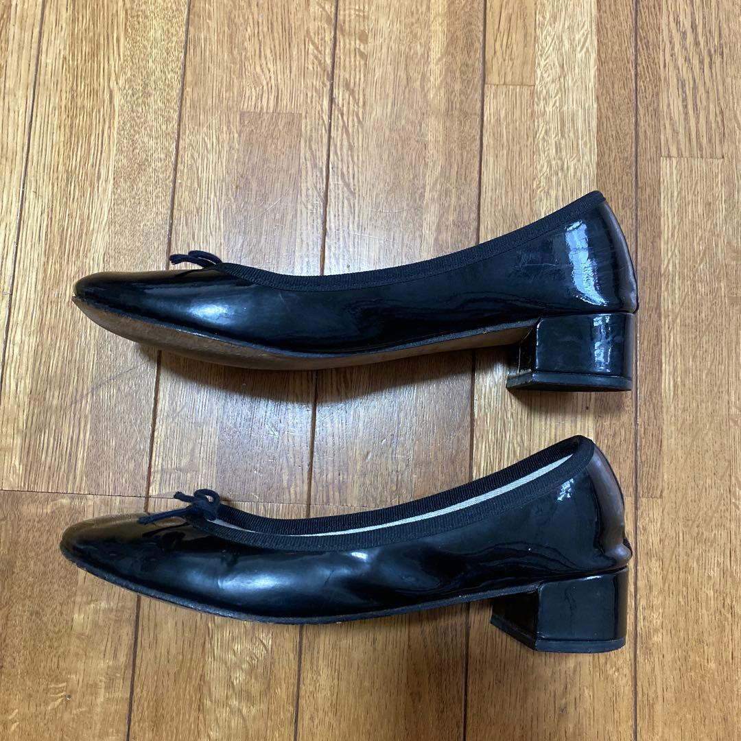 repetto ブラック バレエシューズ 37