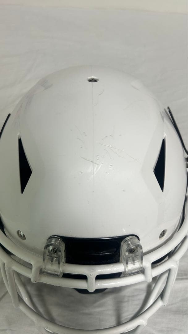 ヘルメットシャットS白　フェイスカバー付き アメフト　防具　プロテクター