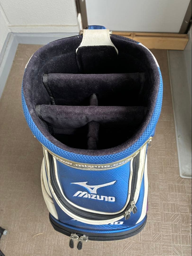 【ツカさん専用】Mizuno キャディバッグ 青/白　ツアーモデル