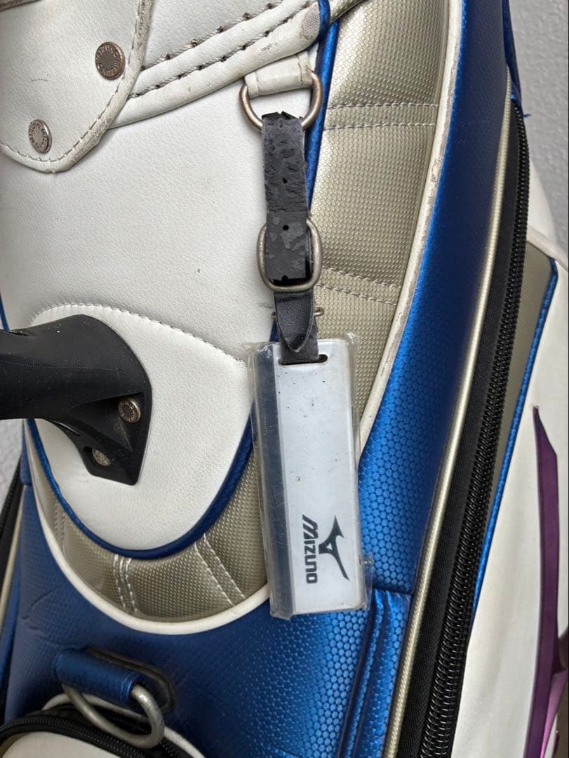 【ツカさん専用】Mizuno キャディバッグ 青/白　ツアーモデル