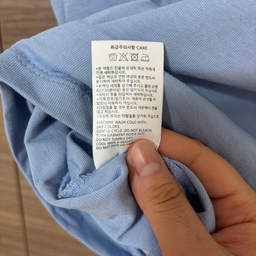 【未使用品】ROSE NUMBER ONE GIRL Tシャツ ブルー ロゼ