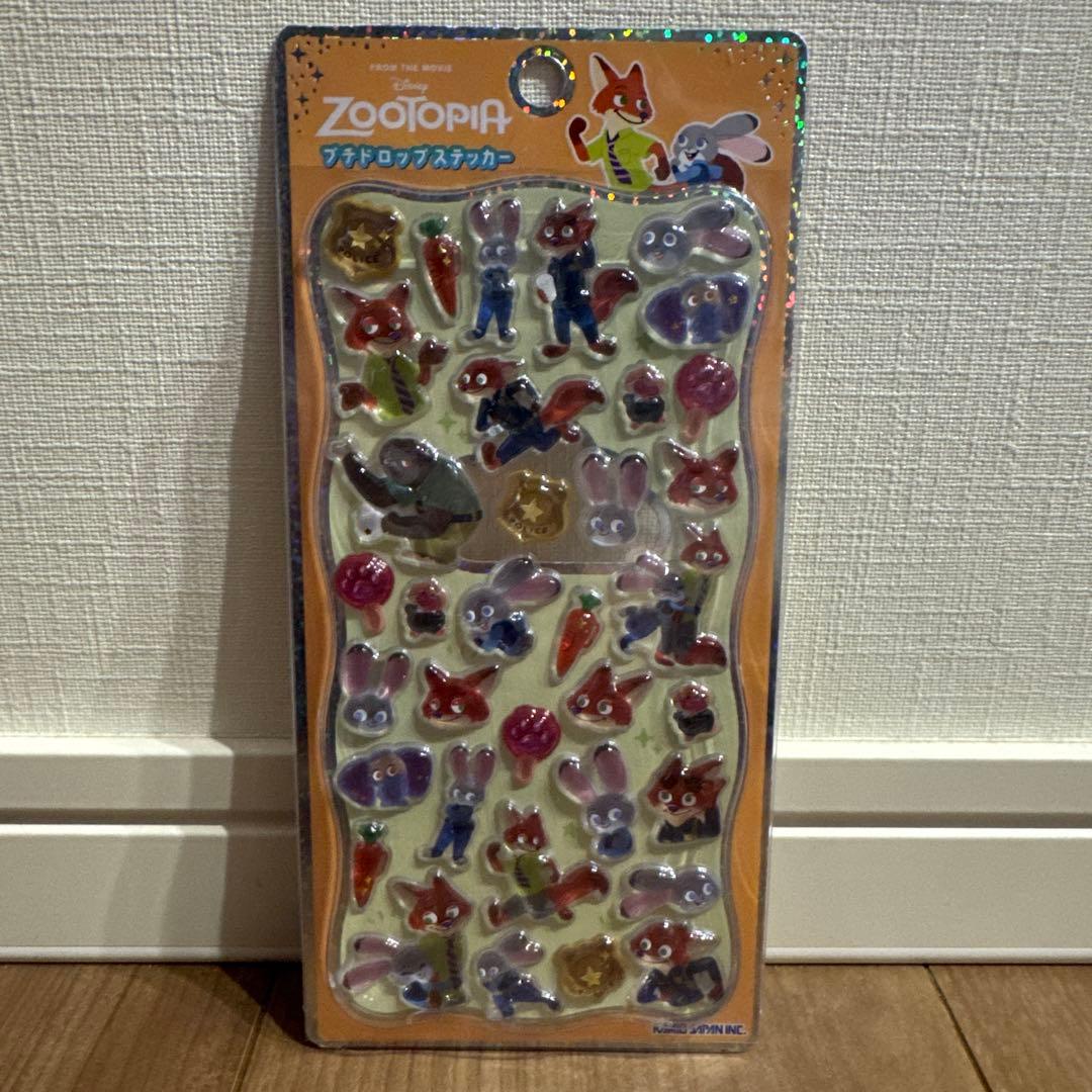 【正規品】プチドロップステッカー ディズニー 5枚セット