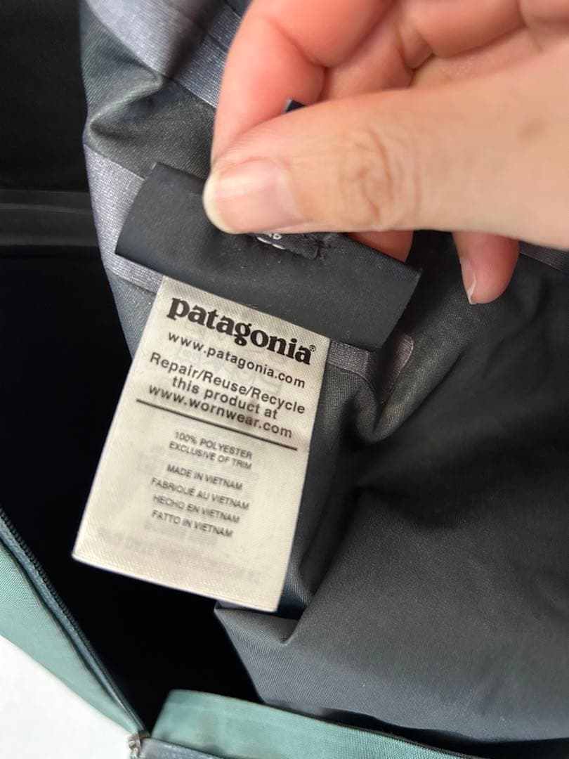 patagonia スノーボードウェア M グレー/グリーン