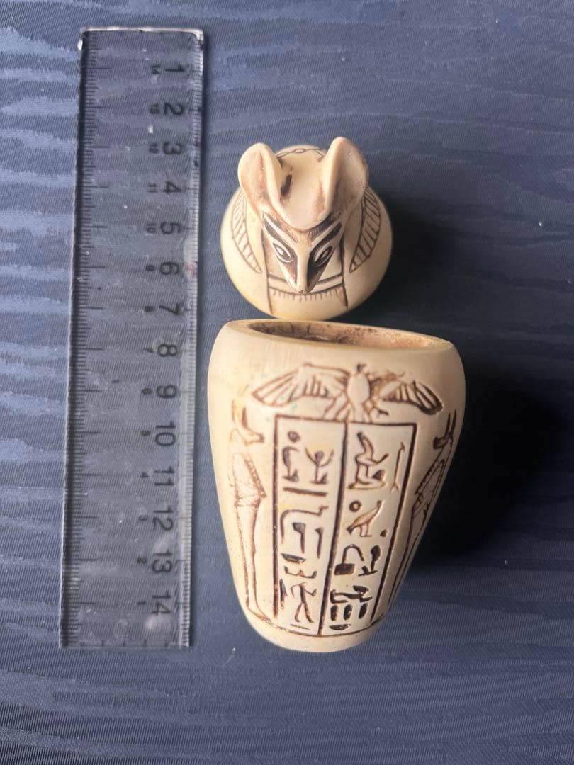 カノプスの壺セット　エジプト土産