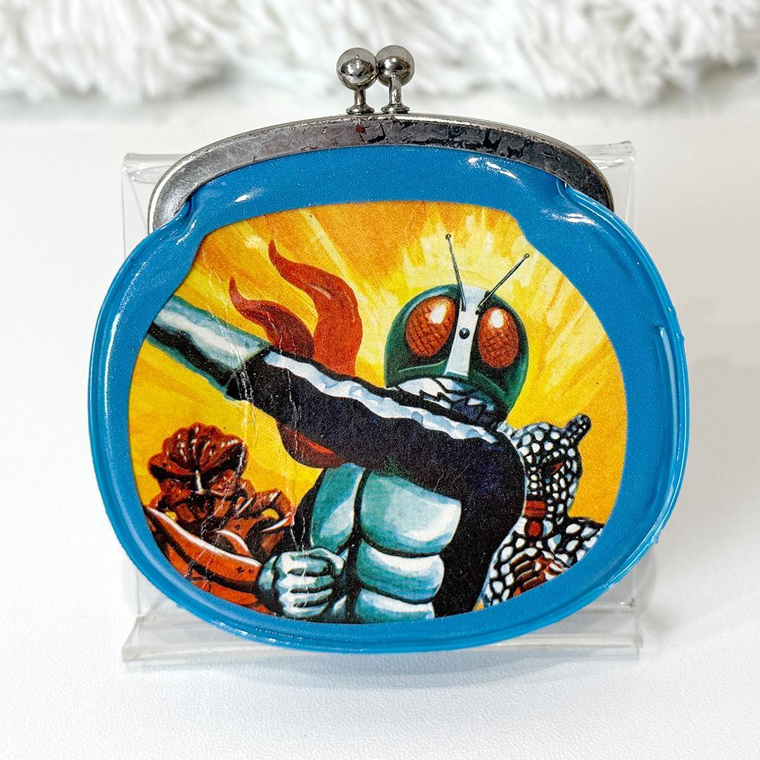 【超貴重】 当時物 仮面ライダー がま口 財布 昭和レトロ ヴィンテージ