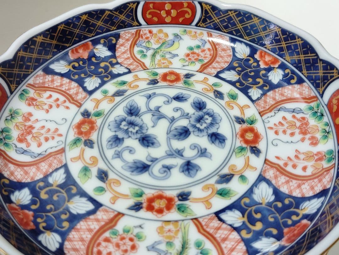 有田焼　極美品　第一陶器　染錦花鳥　取り皿　5枚