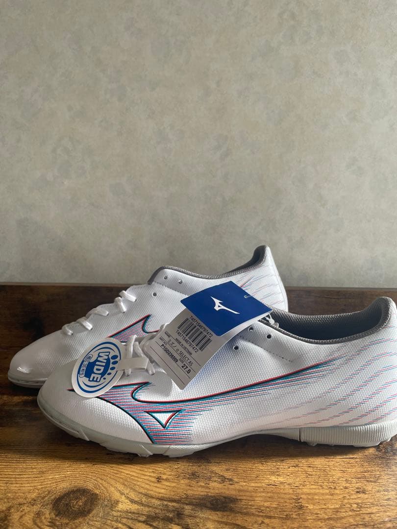 【新品・未使用】MIZUNO α SELECT AS トレシュー　ワイド　幅広