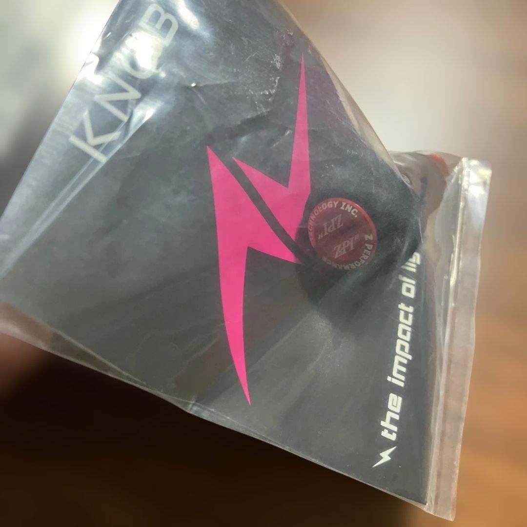 新品未使用　廃盤　ZPI EVAライトノブ　スリムロング　レッド　2個セット