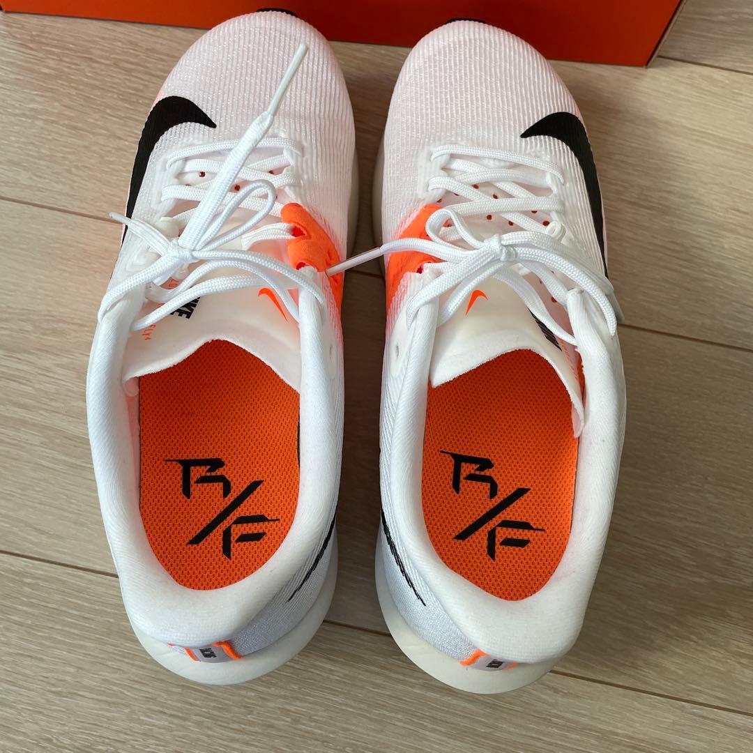 Nike Air Zoom ライバルフライ4 ホワイト/オレンジ 25.5cm