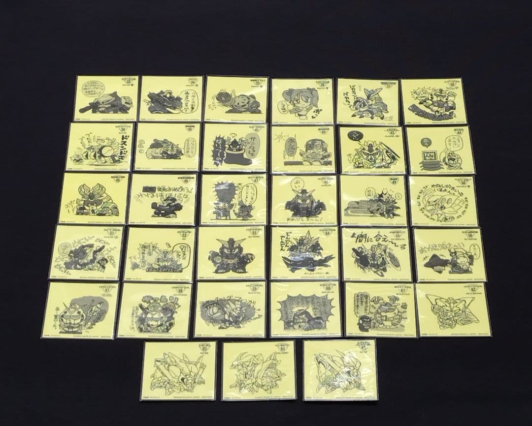 元祖SDガンダムスナックⅡ 全33種類　(スリーブ付)　フルコンプ