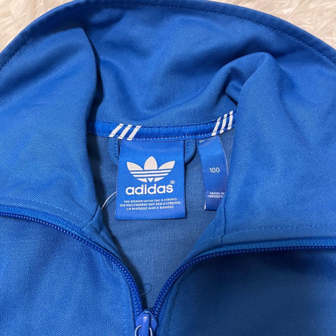 古着 adidas アディダス ブルー トラックジャケット ファイヤーバード