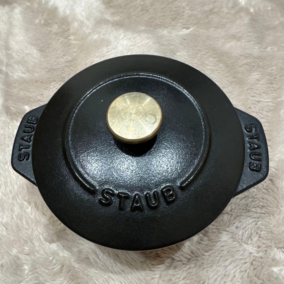 STAUB 鋳鉄製 ブラック ココット　デ　 ゴハン12㎝