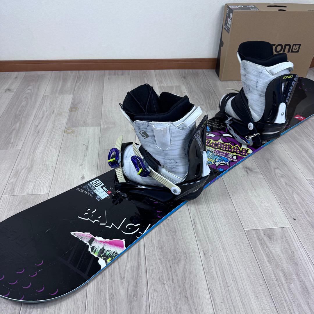 HEAD スノーボード 150cm 即乗りセット