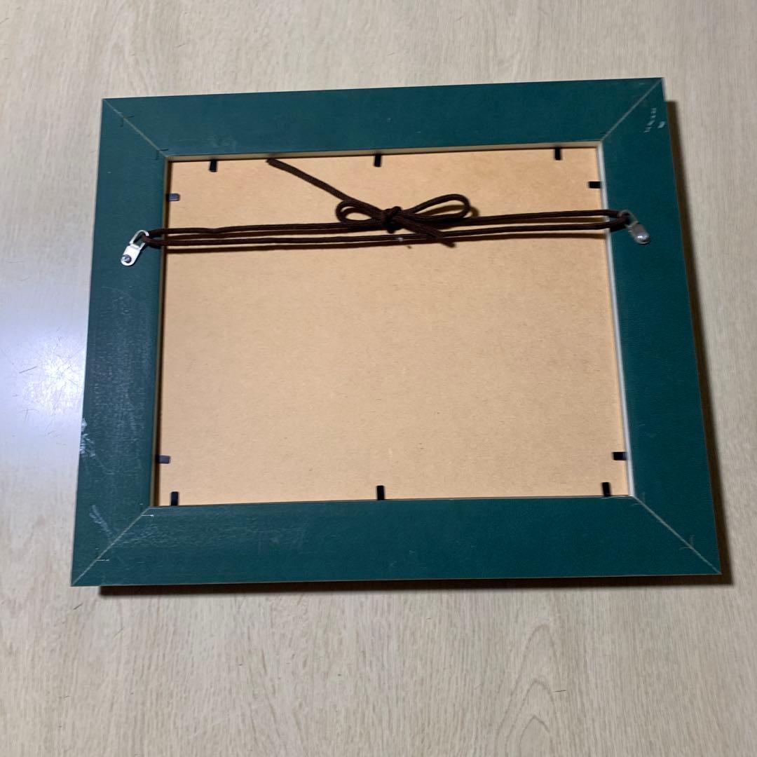 絵画　額　赤富士　インテリア　油絵　縁起物
