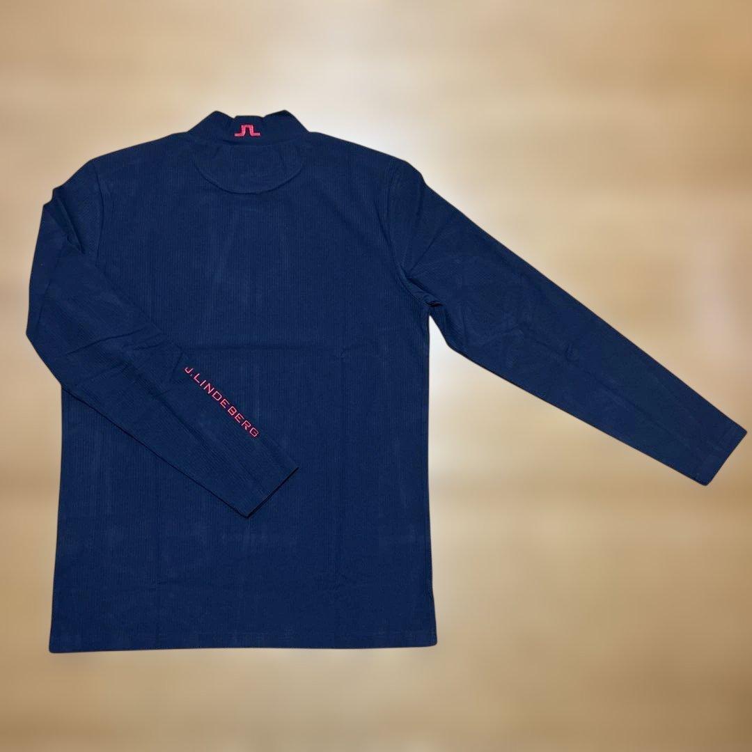 ☆新品☆J.LINDEBERGジェイリンドバーグゴルフ　長袖ハイネックネイビーL