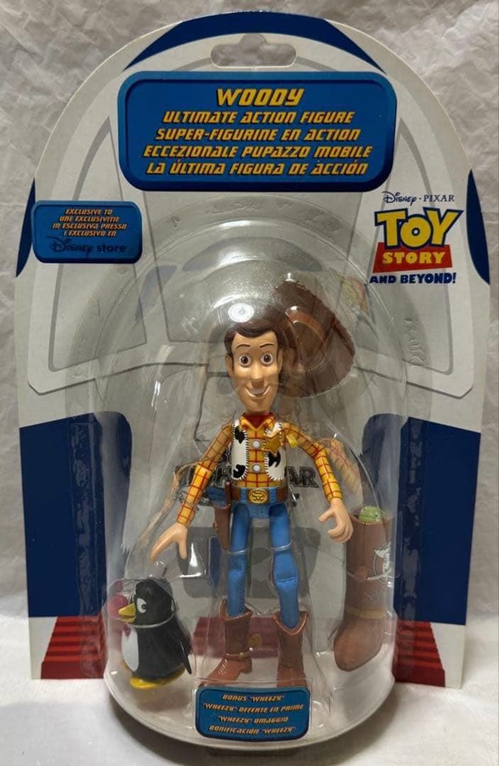 ディズニーストア トイストーリー アクション フィギュア ウッディ & バズ