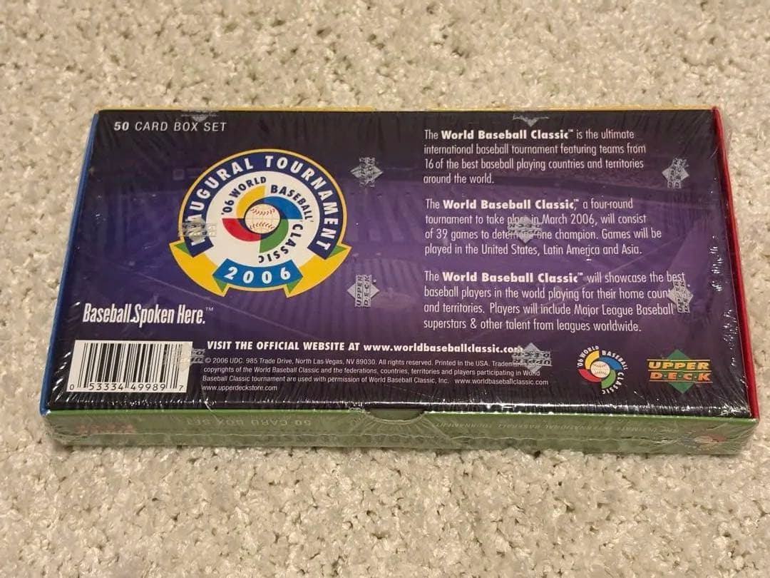 【未開封】WBC 2006 Upper deck