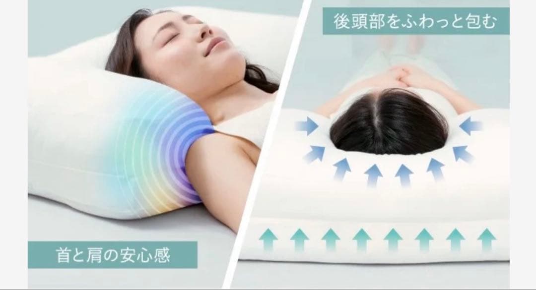 【冨士見茶太郎　未使用☀︎美品】女神の無重力枕　極上Float カバー付き