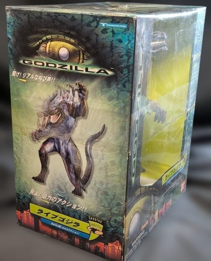 エメリッヒ版「GODZILLA」ライブゴジラ箱入未使用（バンダイ）