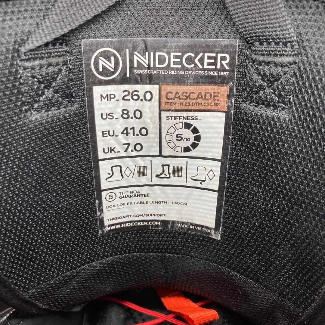NIDECKER CASCADE 26.0cm（US8.0 / EU41）