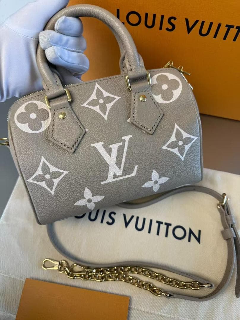 Louis Vuitton グレー モノグラム ハンドバッグ~~~