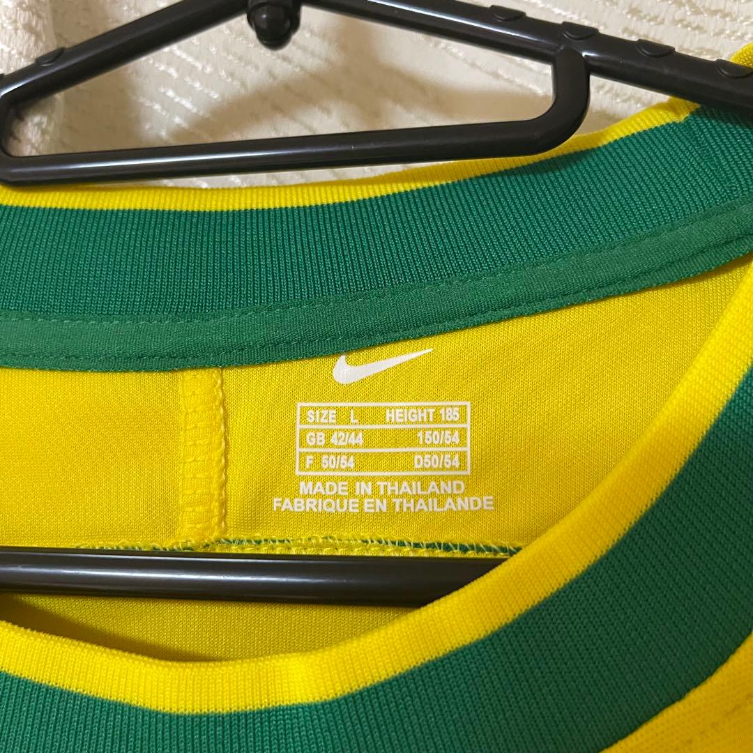 ブラジル代表1998リバウドホームサッカーユニフォームfootball