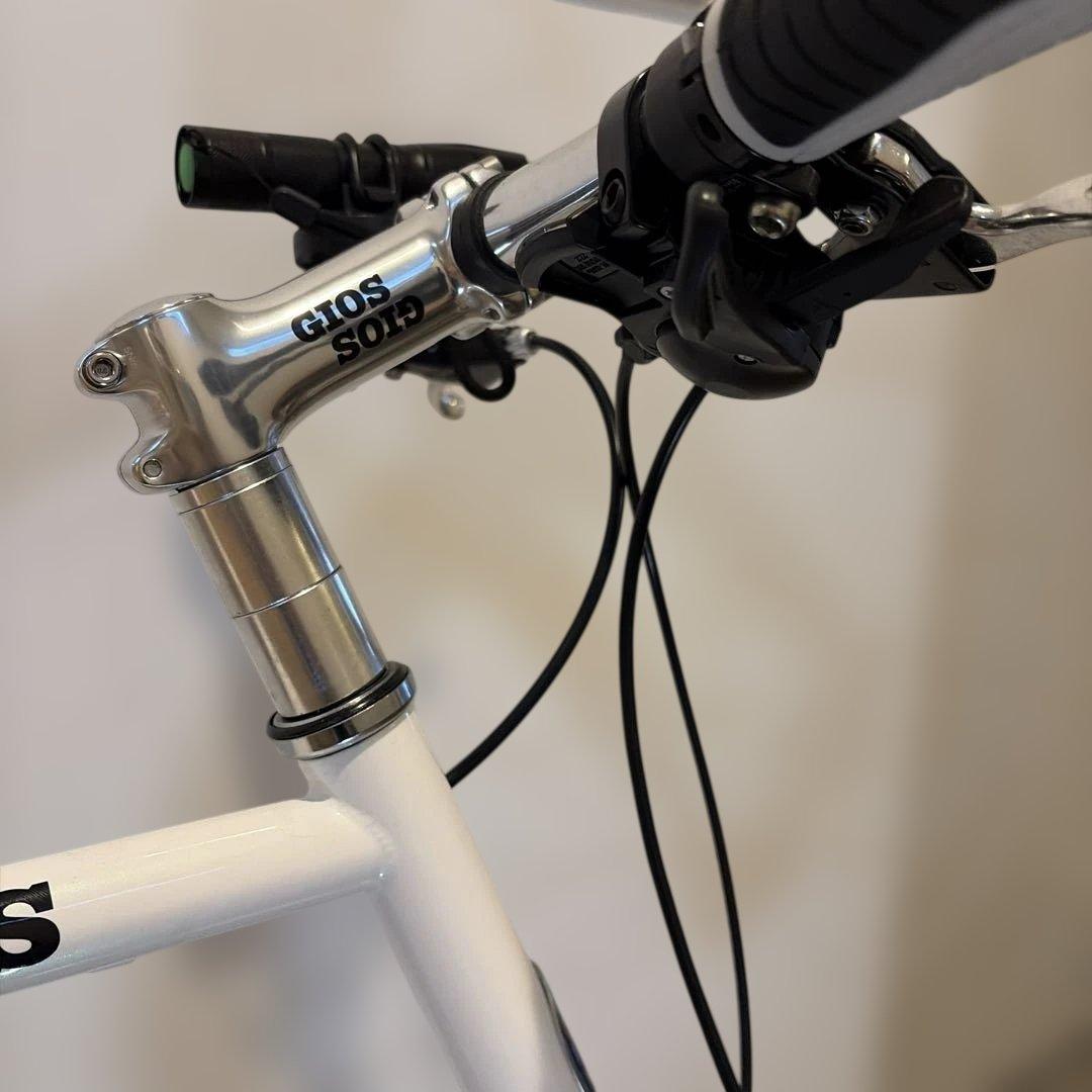6000円引　GIOS MIGNON ホワイト ミニベロ　510 手渡し