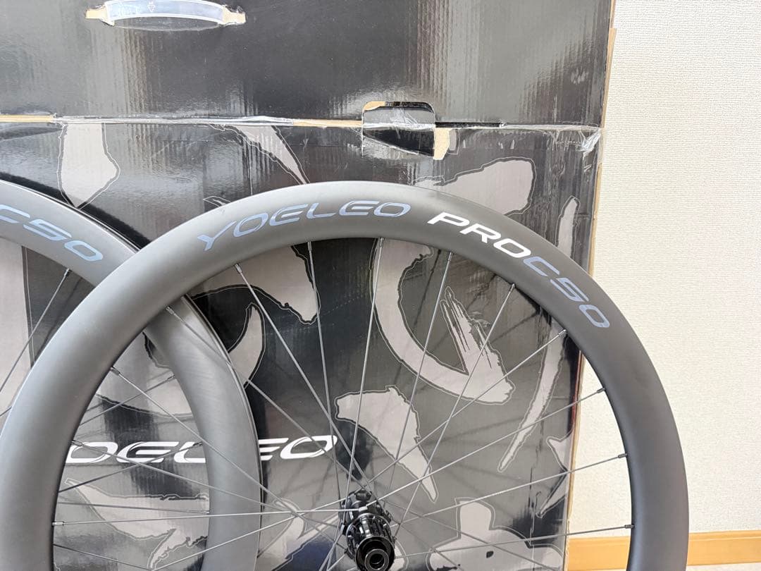 【新品未使用】YOELEO ヨーレオ PRO C50 カーボンホイールセット