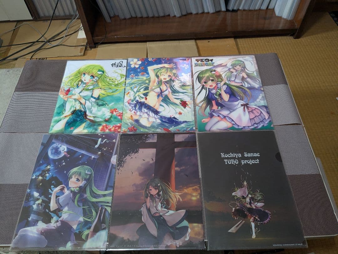 東方project　東風谷早苗 A4クリアファイル 14枚セット③