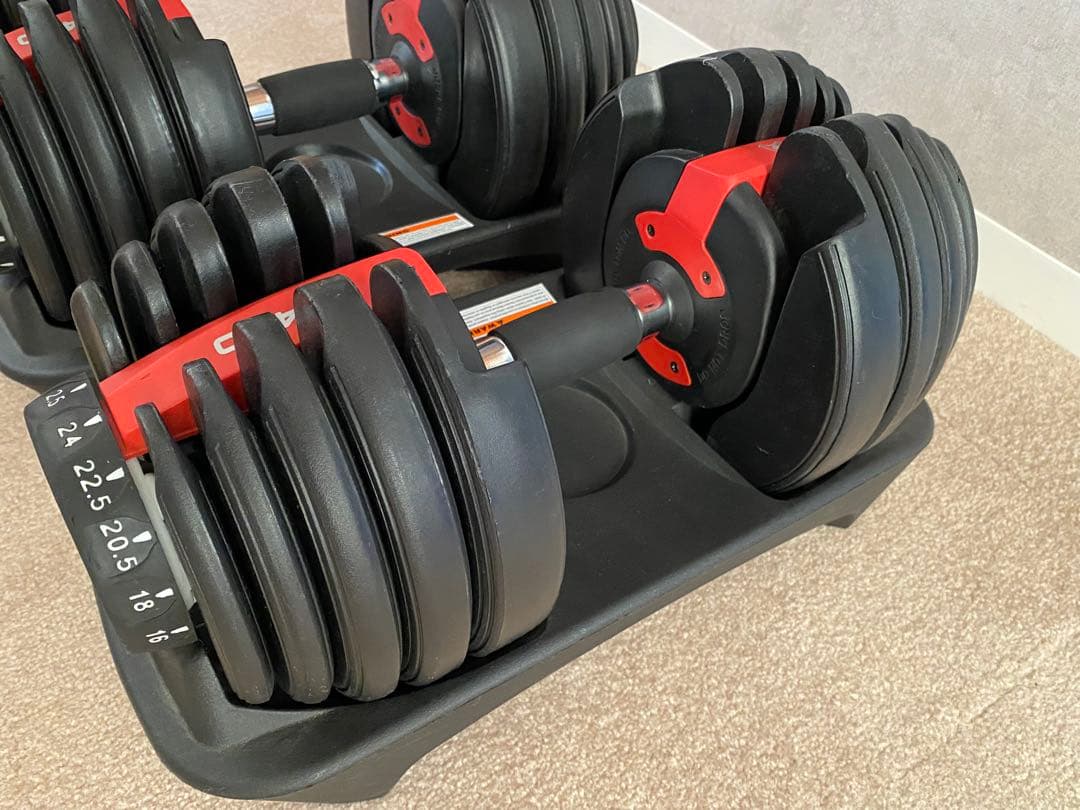 可変式ダンベル 4WD 2.5kg-24kg 1個②