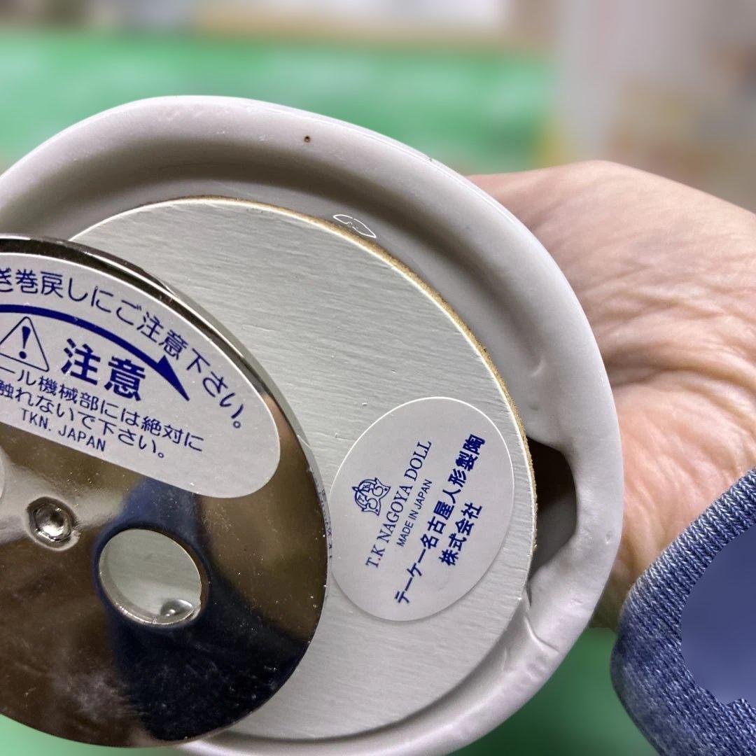 ハローキティ 着物 陶器人形 日本製オルゴール