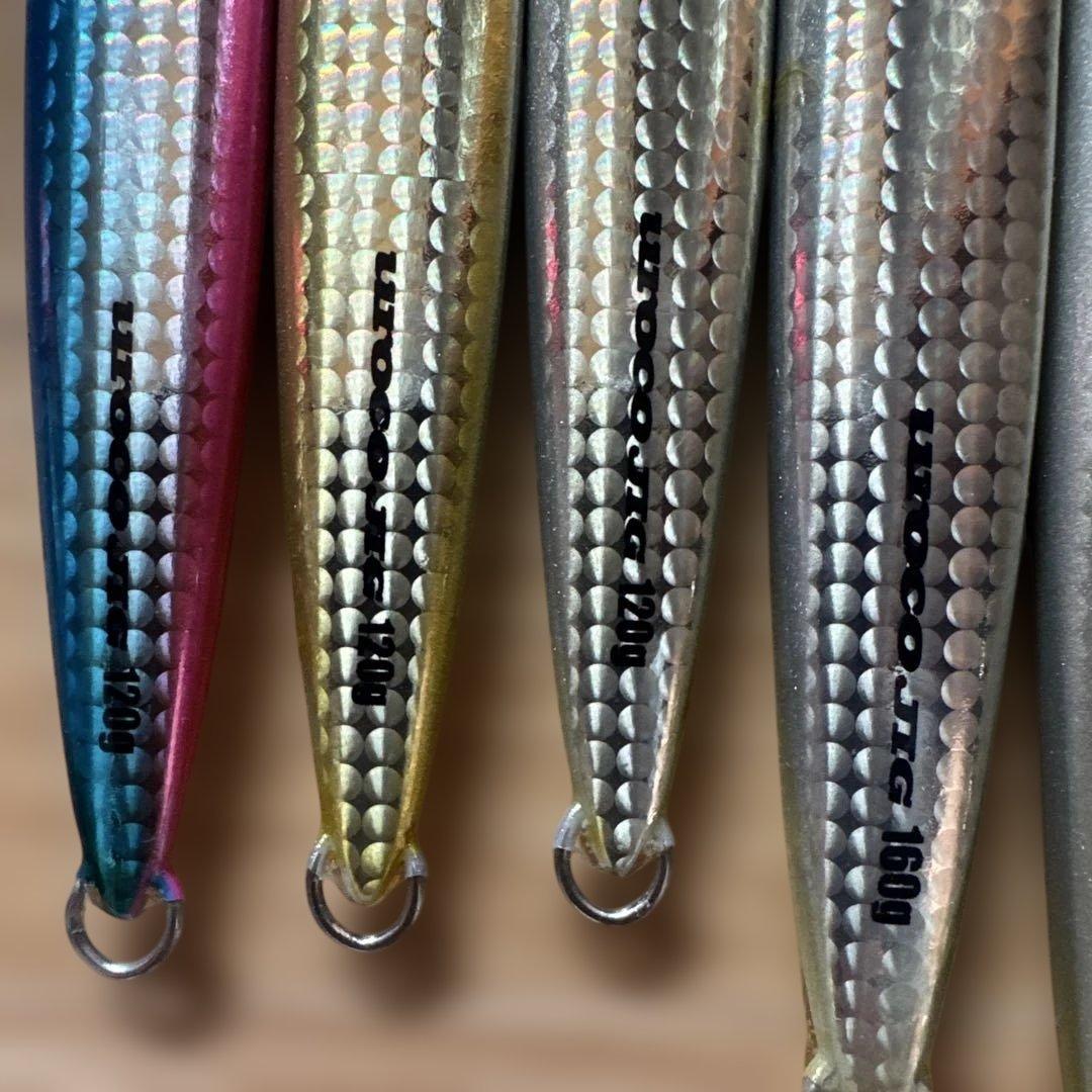 ウロコジグ　120g×3 160g×1 200g×3 7個セット
