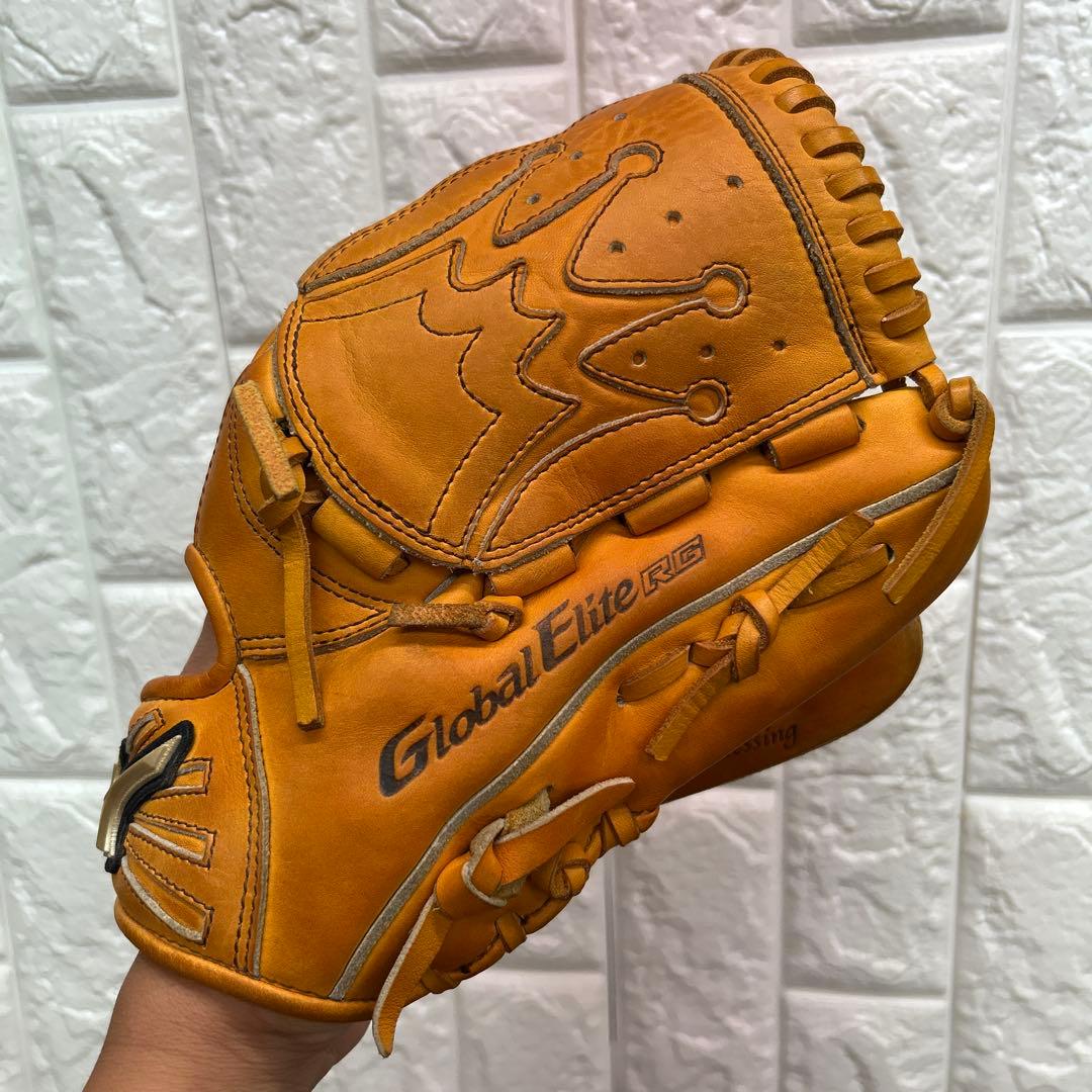 【良型】野球 グローブ 軟式 少年野球 ミズノ 投手用 グローバルエリート