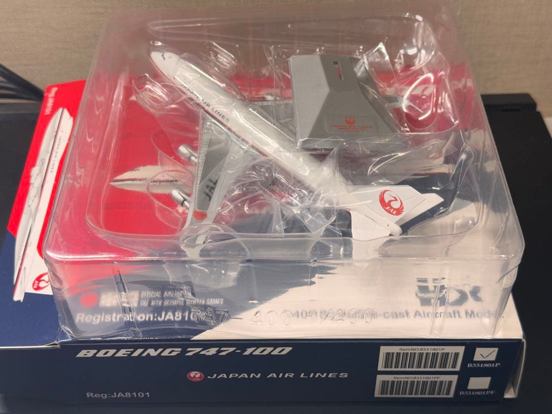 HX 1/400 JAL 日本航空 B747-100 旧鶴丸 JA8101