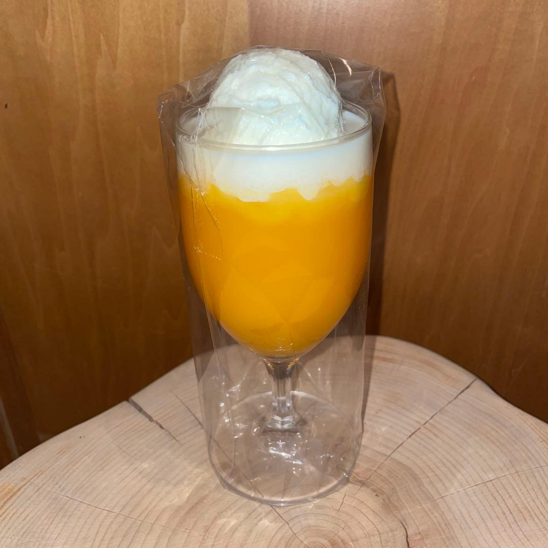 まいづる食品サンプル　オレンジフロート