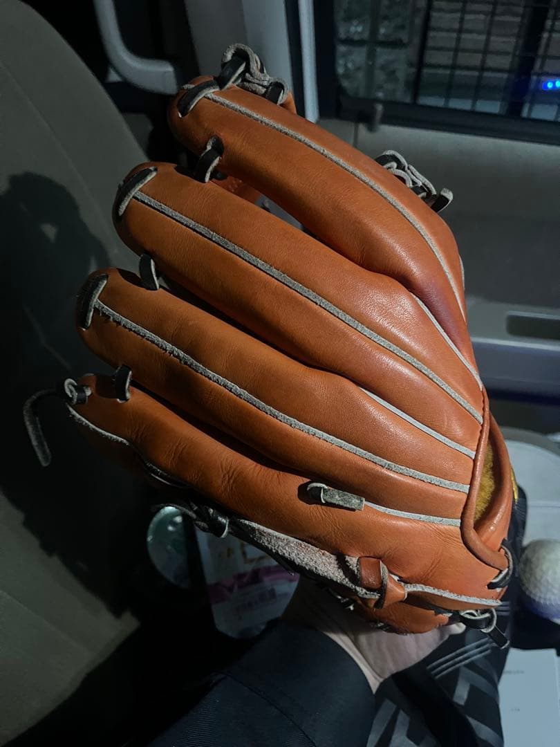 Mizuno Pro 硬式用　内野ＭＭ型　オレンジ