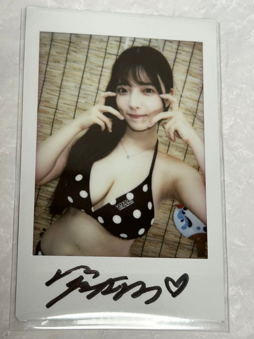 彩月七緒 チェキ2点セット　直筆サイン入りチェ　チェキ