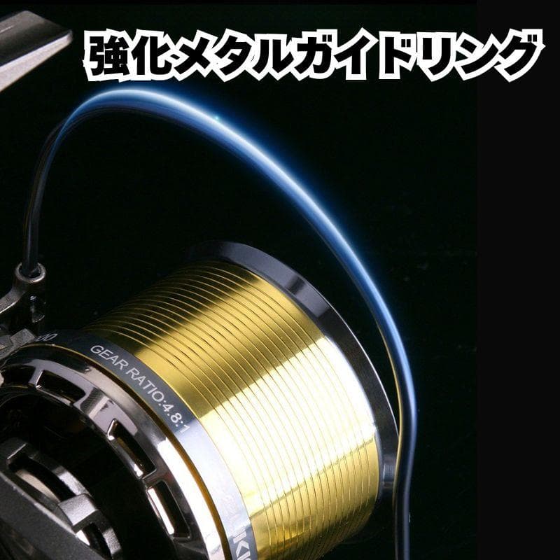 訳アリ 大型 スピニングリール 8000番 大物 ねじ込み 釣り リール