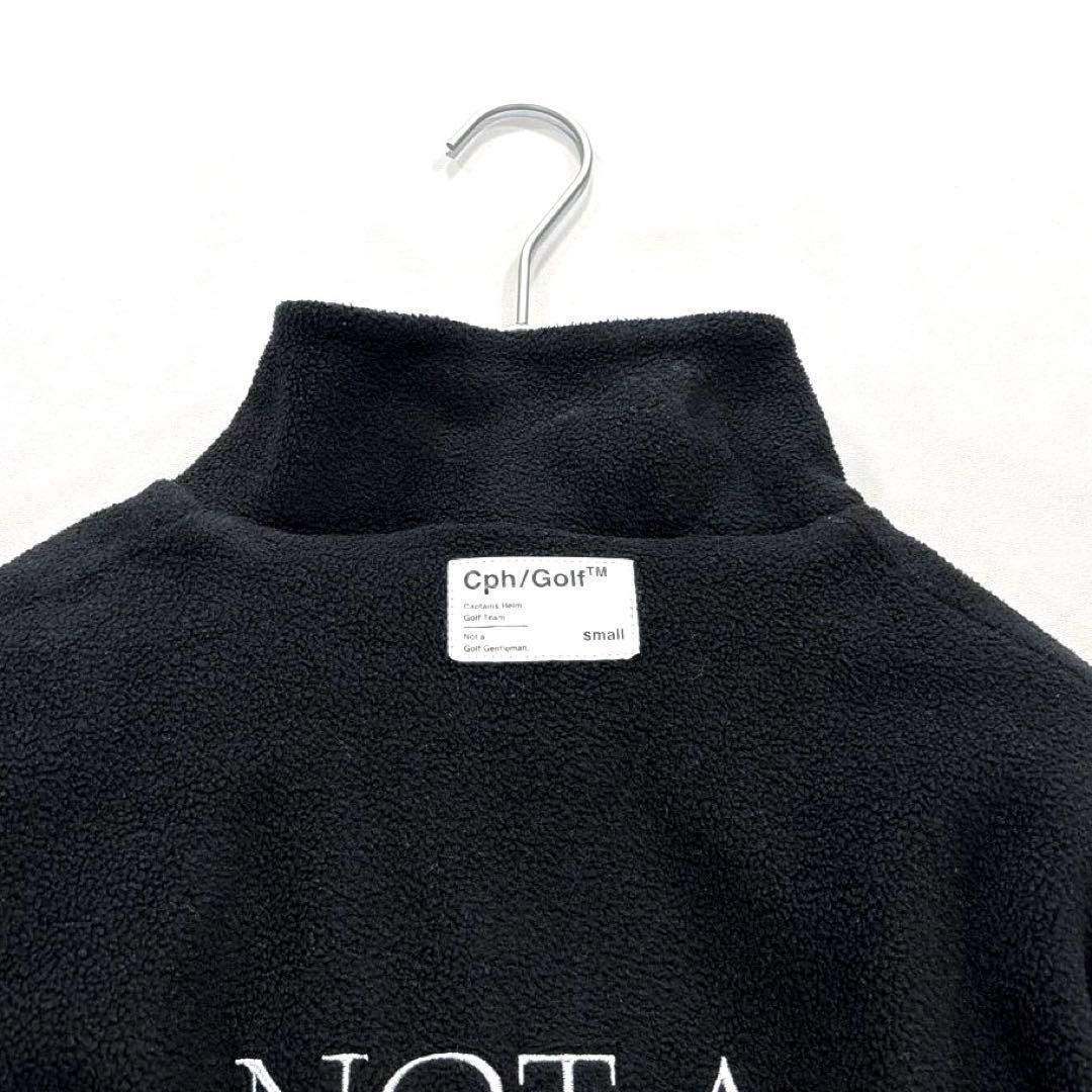 Cph/Golf キャプテンズヘルムゴルフ　ハーフジップ　フリース　黒　S