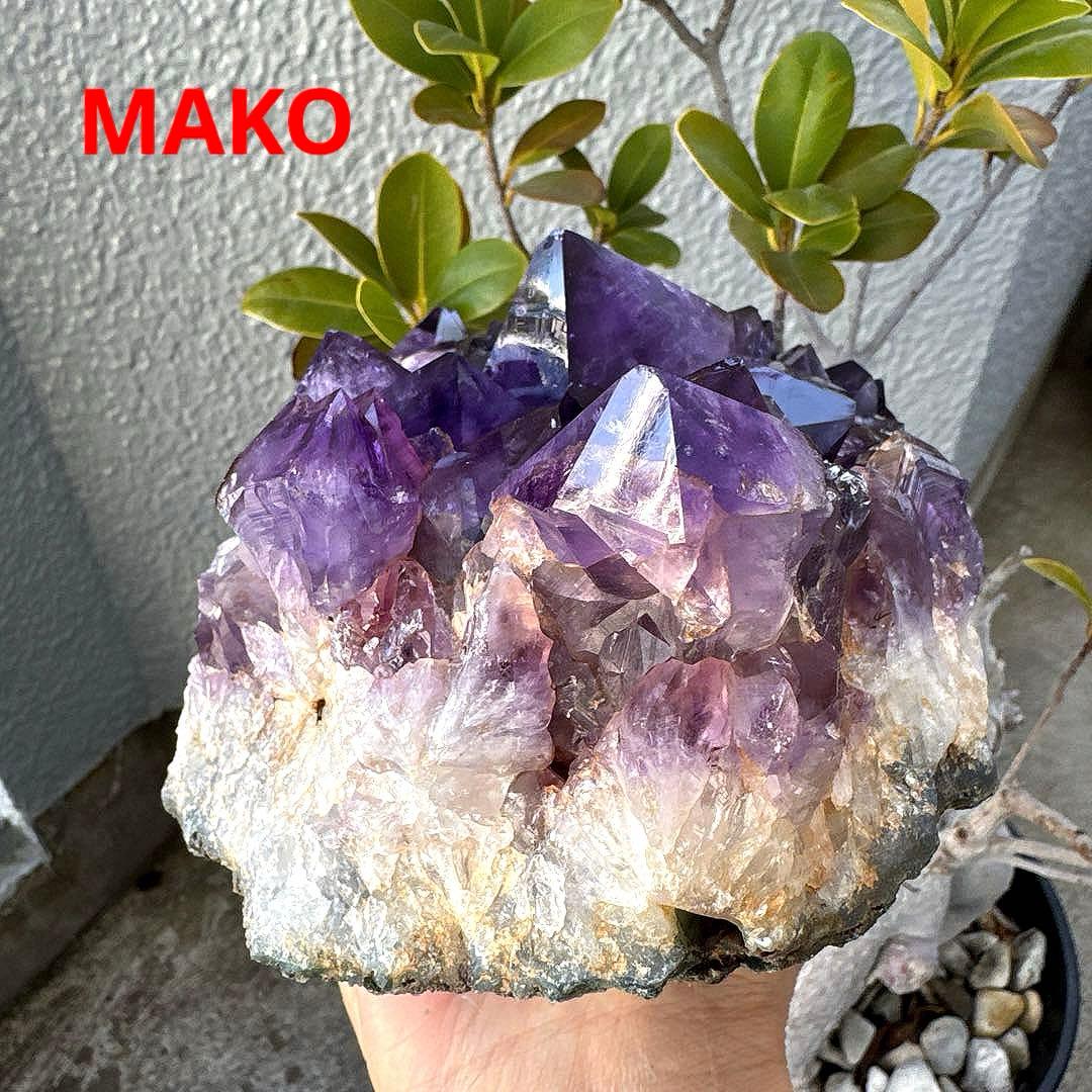 M1620☆アメジストクラスター2.4Kg☆天然石　原石☆N50102