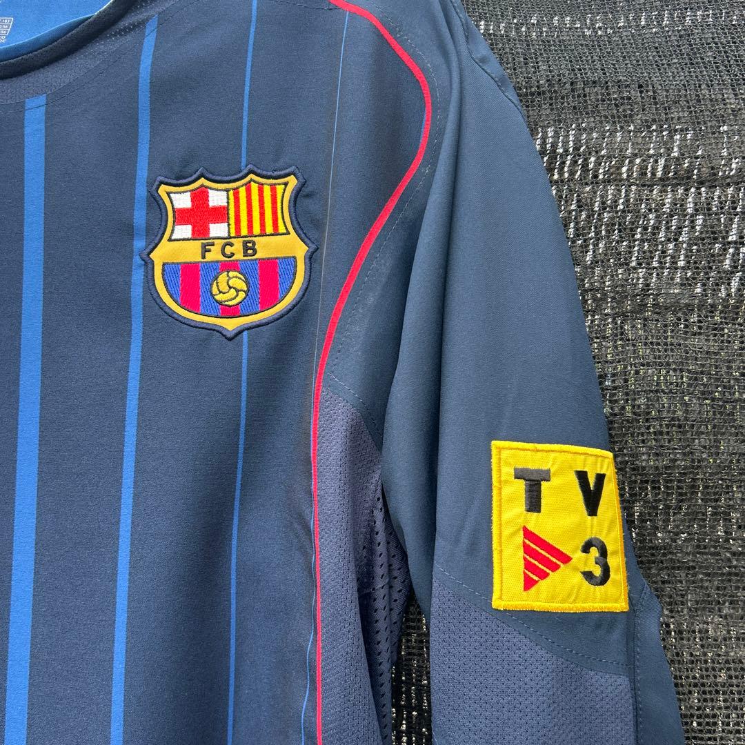 FC Barcelona Nike 長袖ユニフォーム選手支給用ロナウジーニョＬ