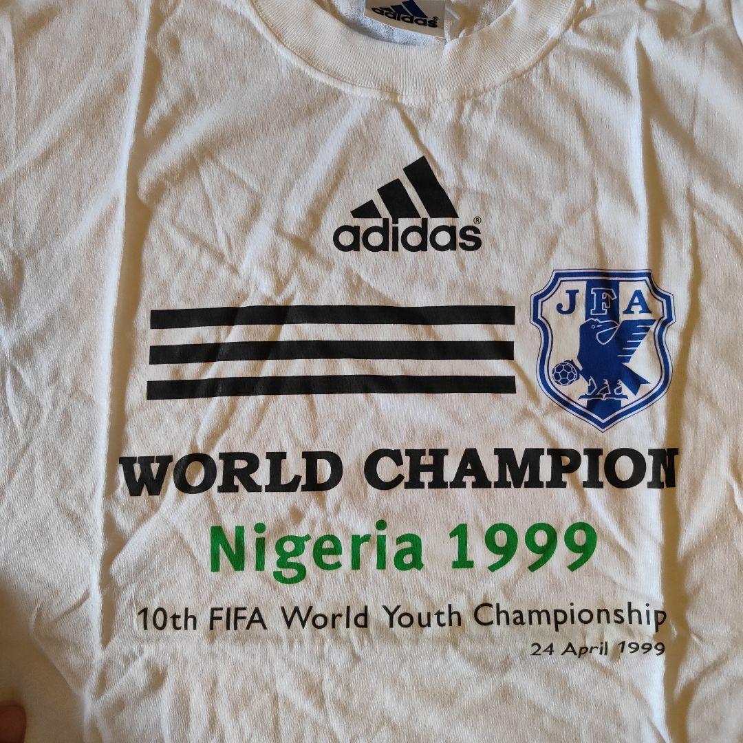 激レアadidas 1999 FIFAワールドユース選手権優勝 Tシャツ