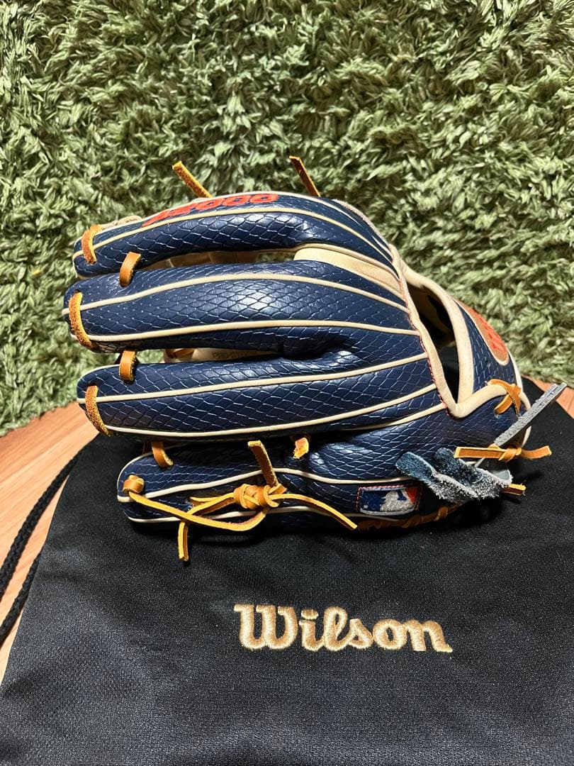 Wilson A2000 JA27 硬式内野手用グラブ キャメル×ネイビーSSS