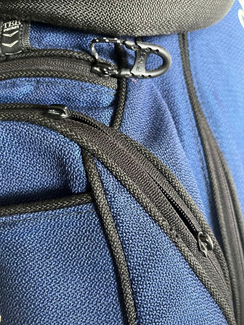 PING キャディバッグ スタンド型　ネイビー HOOFER VANTAGE
