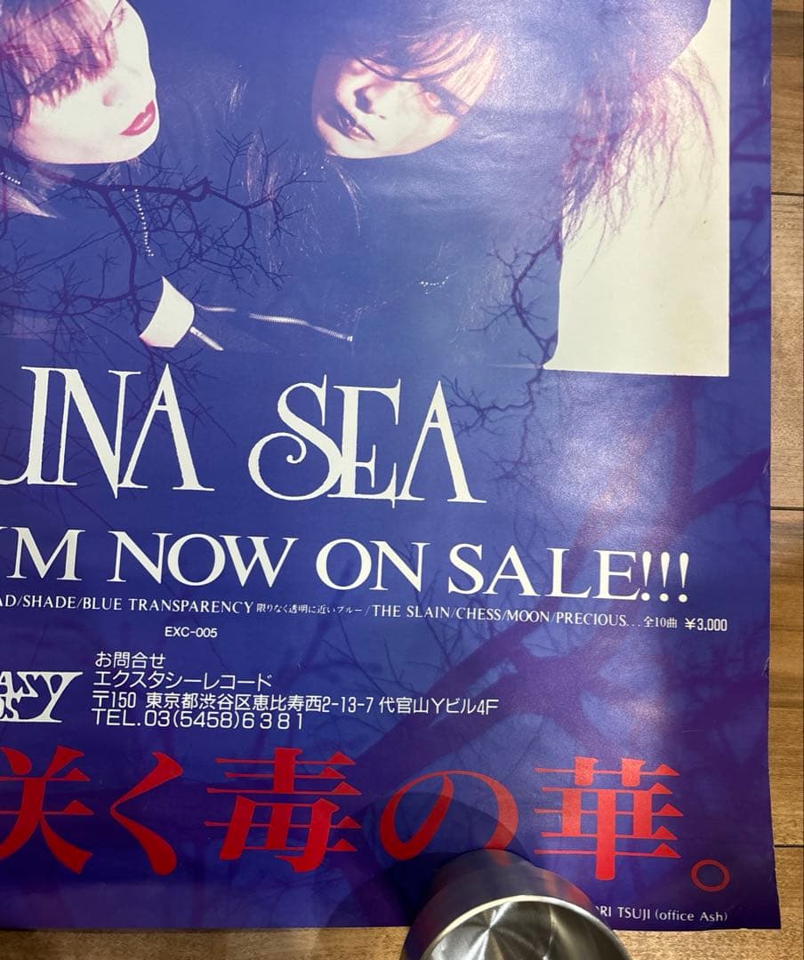 LUNA SEA エクスタシーレコーズ　インディーズ時代のポスター