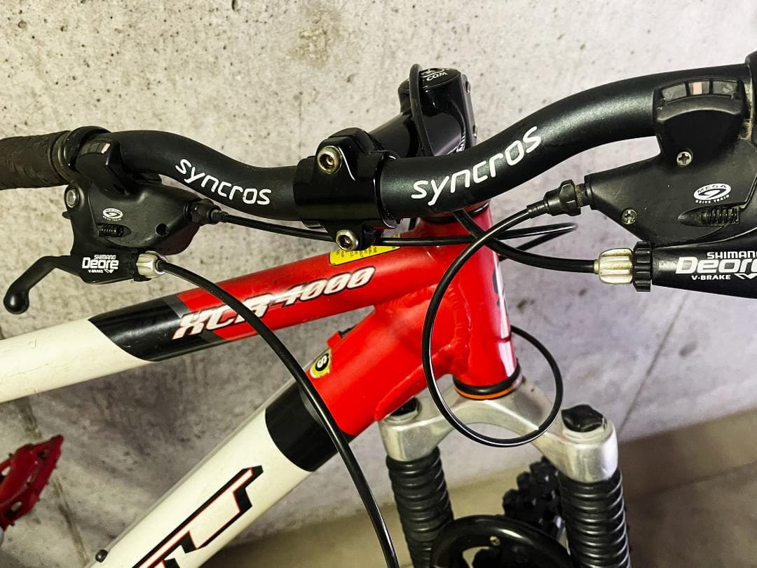 ば*す様 GT XCR 4000 i-drive サスペンションMTB★赤白