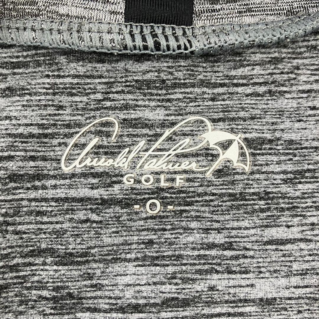 ARNOLD PALMER GOLF 長袖 モックネックシャツ グレー