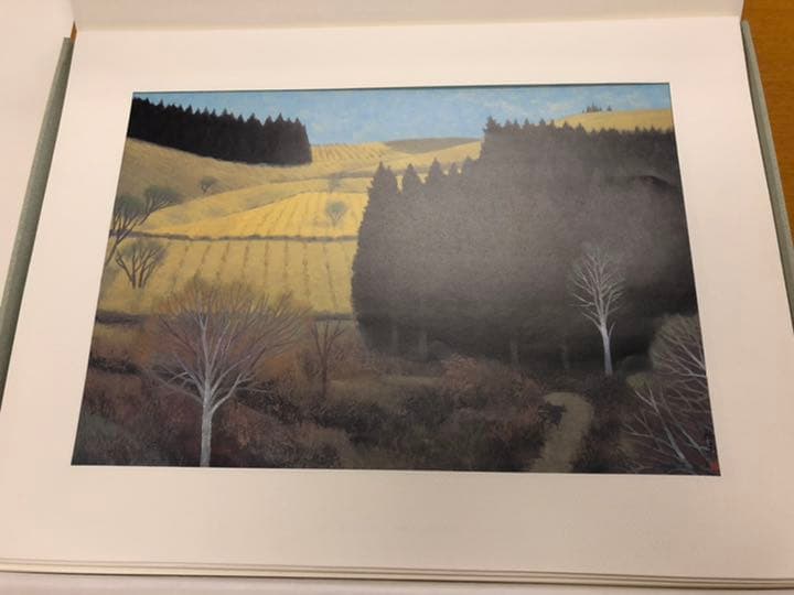 東山魁夷　薫風小径　リトグラフシート　版画　日本画