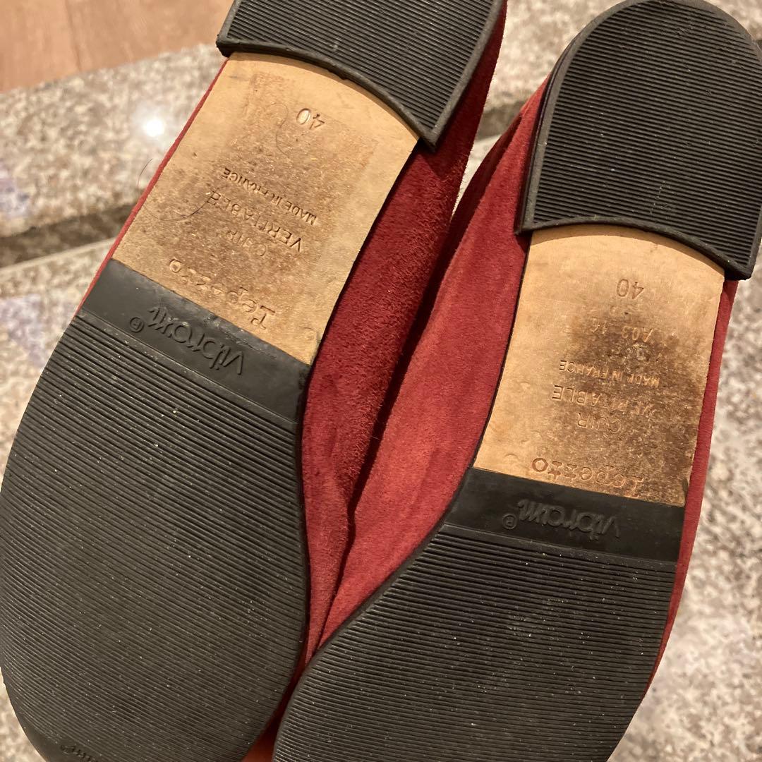 裏張り済み　repetto(レペット)バレエシューズ　40サイズ