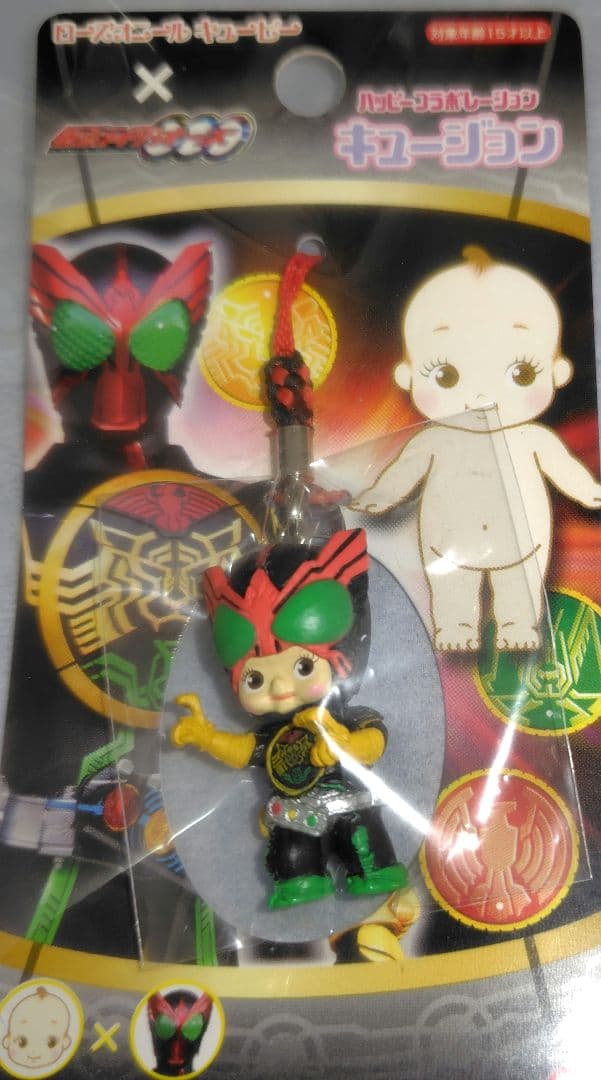 仮面ライダーオーズ×ローズオニールキューピーキュージョン 根付